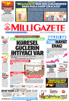 MİLLİ GAZETE 4 Temmuz 2025 gazete manşeti
