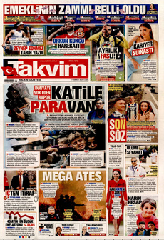 TAKVİM 4 Temmuz 2025 gazete manşeti
