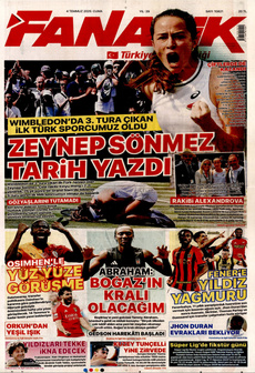 FANATİK 4 Temmuz 2025 gazete manşeti