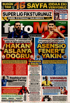 FOTOMAÇ 4 Temmuz 2025 gazete manşeti