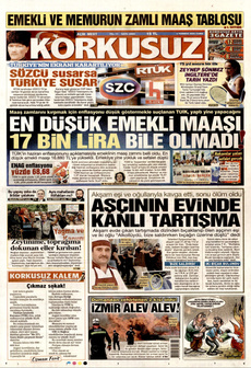 KORKUSUZ 4 Temmuz 2025 gazete manşeti