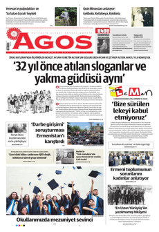 AGOS 4 Temmuz 2025 gazete manşeti