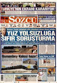 SÖZCÜ 5 Temmuz 2025 gazete manşeti