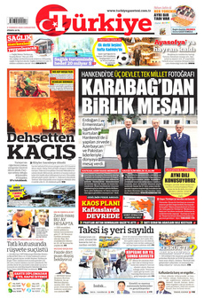TÜRKİYE GAZETESİ 5 Temmuz 2025 gazete manşeti