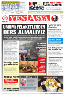 YENİ ASYA 5 Temmuz 2025 gazete manşeti
