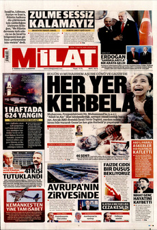 MİLAT 5 Temmuz 2025 gazete manşeti