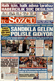 SÖZCÜ 6 Temmuz 2025 gazete manşeti