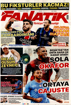 FANATİK 6 Temmuz 2025 gazete manşeti