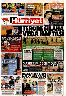 HÜRRİYET 7 Temmuz 2025 gazete manşeti