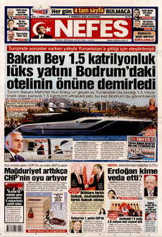 NEFES 7 Temmuz 2025 gazete manşeti