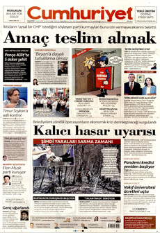 CUMHURİYET 7 Temmuz 2025 gazete manşeti