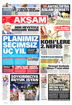 AKŞAM 7 Temmuz 2025 gazete manşeti