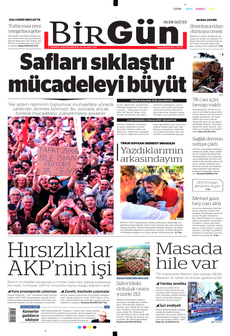 BİRGÜN 7 Temmuz 2025 gazete manşeti