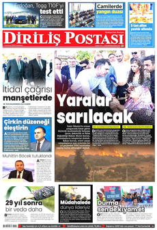 DİRİLİŞ POSTASI 7 Temmuz 2025 gazete manşeti
