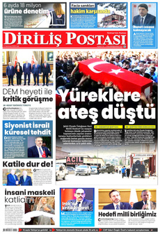 DİRİLİŞ POSTASI 8 Temmuz 2025 gazete manşeti