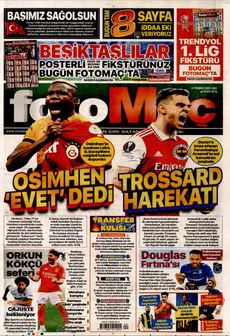 FOTOMAÇ 8 Temmuz 2025 gazete manşeti