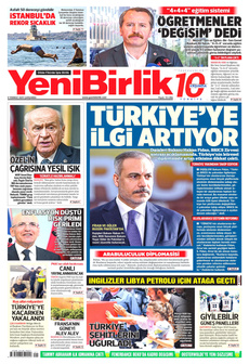 YENİBİRLİK 9 Temmuz 2025 gazete manşeti