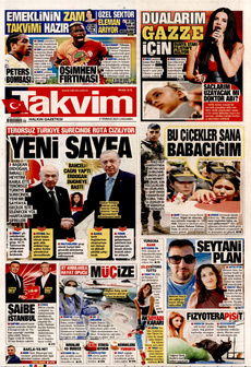 TAKVİM 9 Temmuz 2025 gazete manşeti