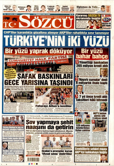 SÖZCÜ 11 Temmuz 2025 gazete manşeti