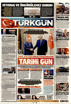 TÜRKGÜN 11 Temmuz 2025 gazete manşeti