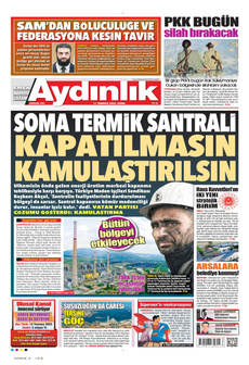 AYDINLIK GAZETESİ 11 Temmuz 2025 gazete manşeti