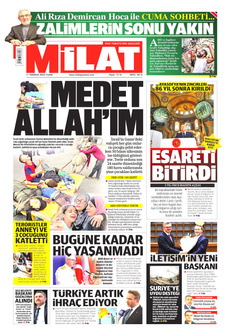 MİLAT 11 Temmuz 2025 gazete manşeti