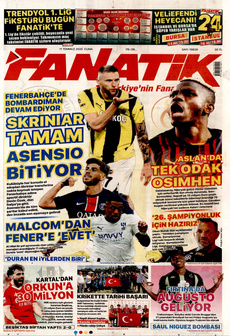 FANATİK 11 Temmuz 2025 gazete manşeti