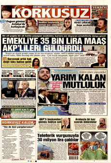KORKUSUZ 11 Temmuz 2025 gazete manşeti