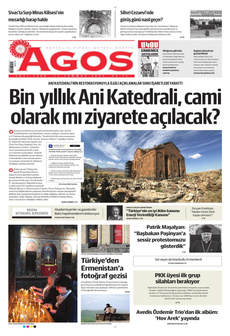 AGOS 11 Temmuz 2025 gazete manşeti