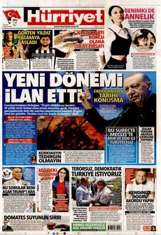 HÜRRİYET 13 Temmuz 2025 gazete manşeti