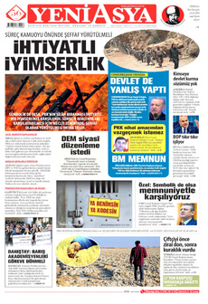 YENİ ASYA 13 Temmuz 2025 gazete manşeti