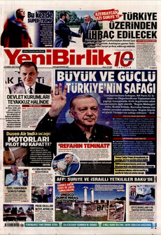 YENİBİRLİK 13 Temmuz 2025 gazete manşeti