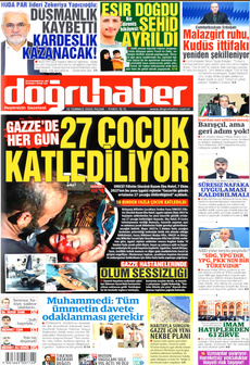 DOĞRU HABER 13 Temmuz 2025 gazete manşeti