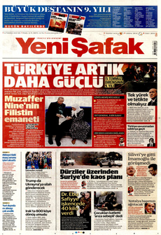 YENİ ŞAFAK 15 Temmuz 2025 gazete manşeti