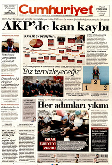 CUMHURİYET 16 Temmuz 2025 gazete manşeti