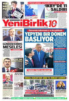 YENİBİRLİK 16 Temmuz 2025 gazete manşeti
