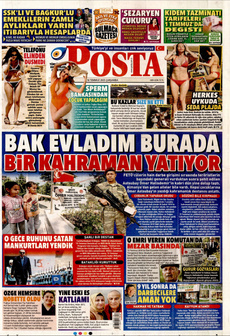 POSTA 16 Temmuz 2025 gazete manşeti