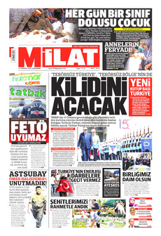 MİLAT 16 Temmuz 2025 gazete manşeti