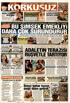 KORKUSUZ 16 Temmuz 2025 gazete manşeti
