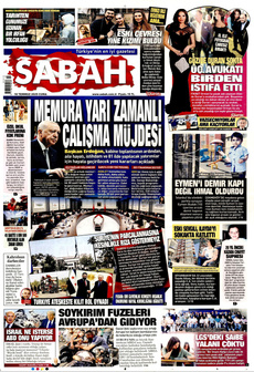 SABAH 18 Temmuz 2025 gazete manşeti