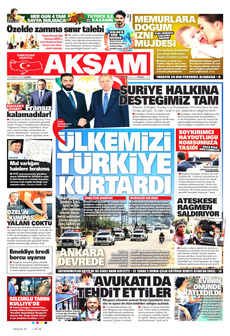 AKŞAM 18 Temmuz 2025 gazete manşeti