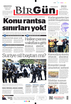 BİRGÜN 18 Temmuz 2025 gazete manşeti