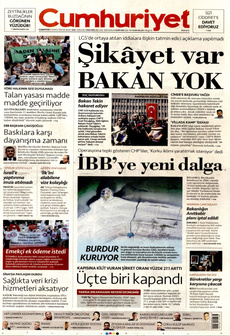 CUMHURİYET 19 Temmuz 2025 gazete manşeti