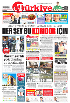 TÜRKİYE GAZETESİ 19 Temmuz 2025 gazete manşeti