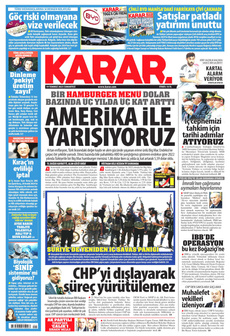 KARAR 19 Temmuz 2025 gazete manşeti