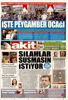 YENİ AKİT 19 Temmuz 2025 gazete manşeti