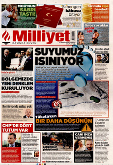 MİLLİYET 19 Temmuz 2025 gazete manşeti