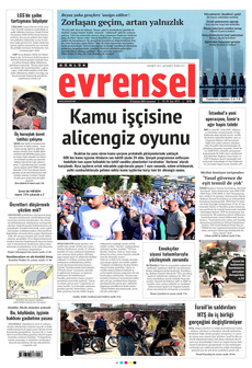 EVRENSEL 19 Temmuz 2025 gazete manşeti