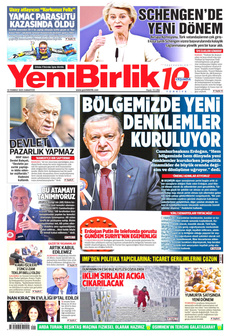 YENİBİRLİK 19 Temmuz 2025 gazete manşeti