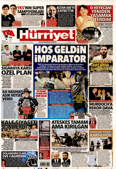 HÜRRİYET 20 Temmuz 2025 gazete manşeti